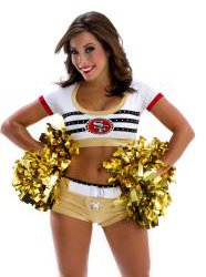 Christi, 49ers cheerleader heading towards her Master’s degree.