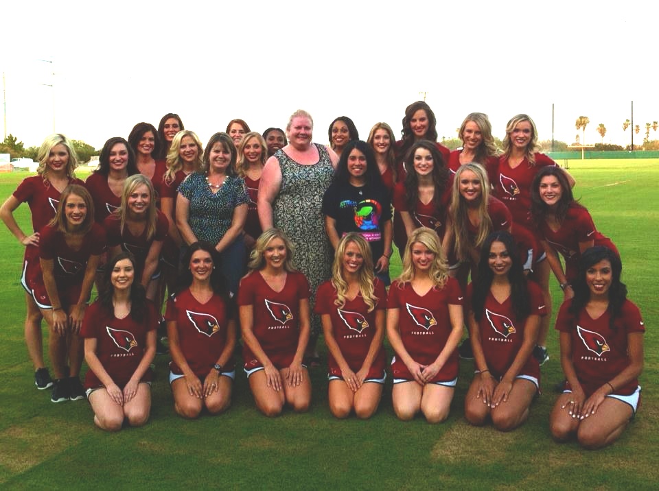Arizona Cardinals Cheerleaders Participate In Citizen Science Project To Compare Microbes On 