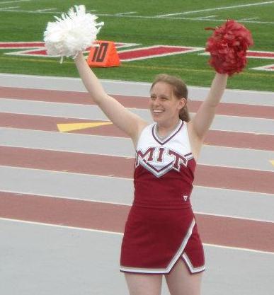 Kelly: Cheerleader, Coach, and PhD Candidate–all at MIT!